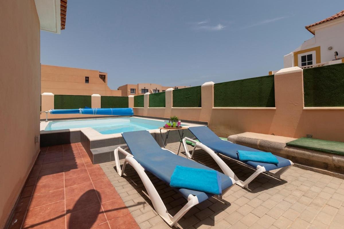 PISCINA Y TERRAZA PRIVADA mejor equipado Caleta De Fuste Exterior foto