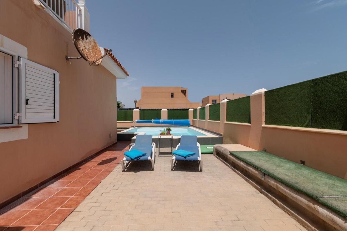 PISCINA Y TERRAZA PRIVADA mejor equipado Caleta De Fuste Exterior foto
